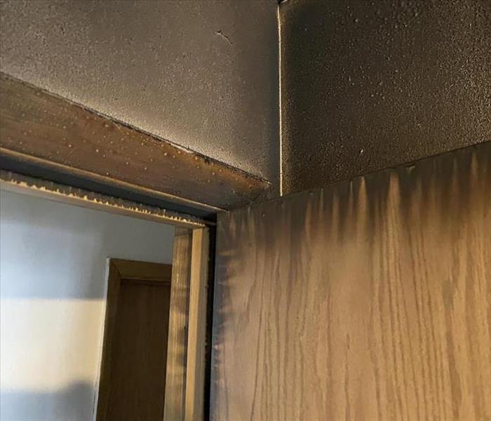 Door on fire